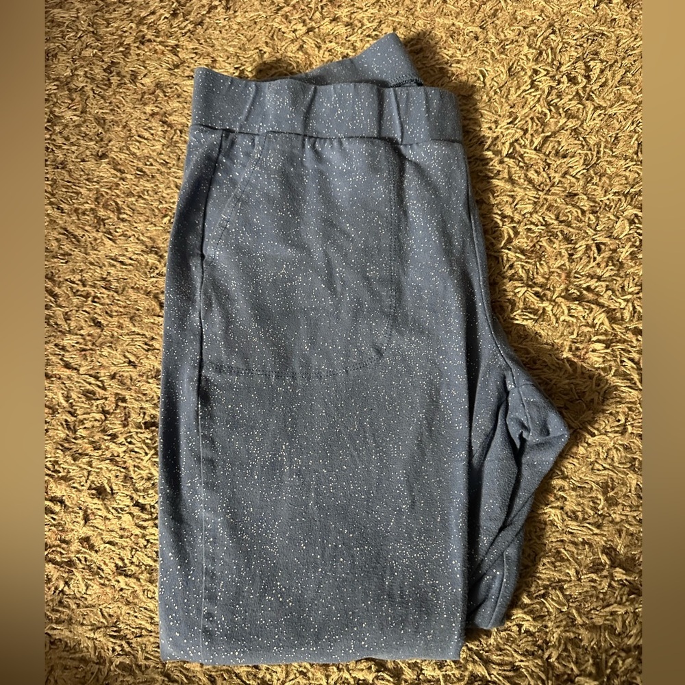 torrid light blue glitter leggings with pockets